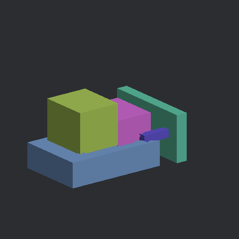 불도저 종이모형 3D 미리보기