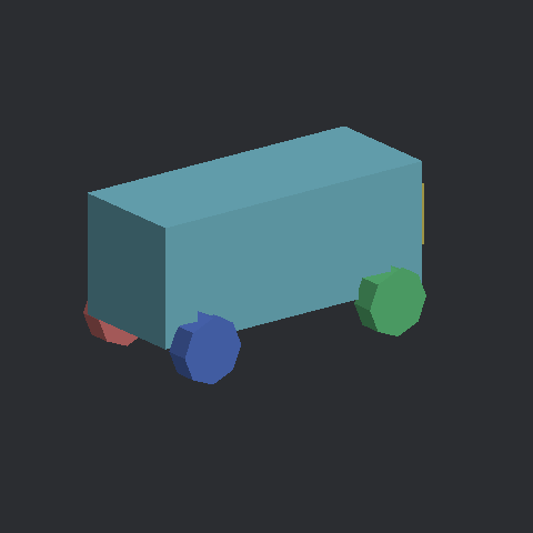 버스 종이모형 3D 미리보기