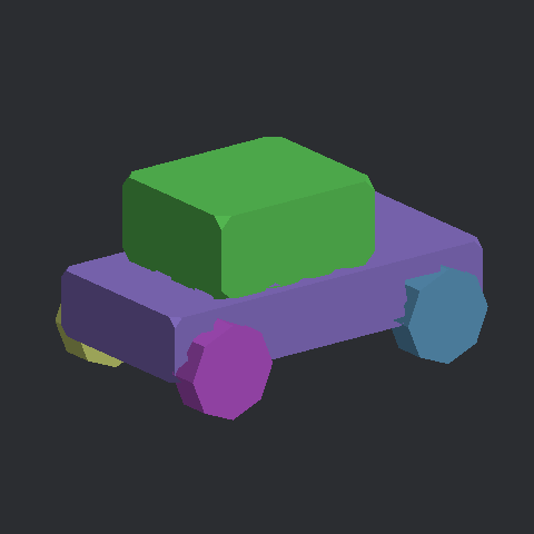 자동차 종이모형 3D 미리보기