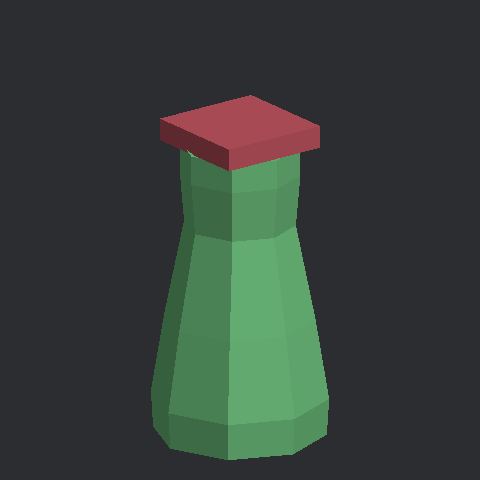 첨성대 종이모형 3D 미리보기