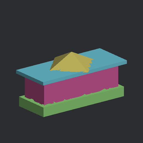 종묘 종이모형 3D 미리보기