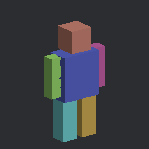 로봇 종이모형 3D 미리보기
