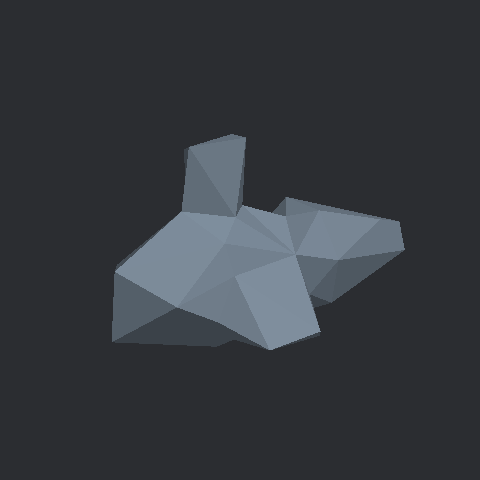 상어 종이모형 3D 미리보기
