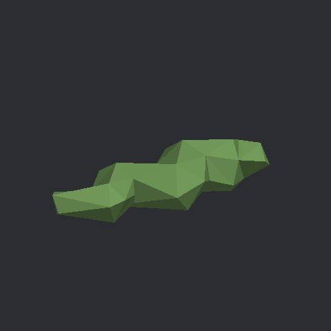 뱀 종이모형 3D 미리보기