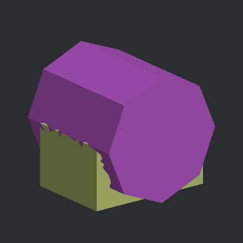 보물상자 종이모형 3D 미리보기